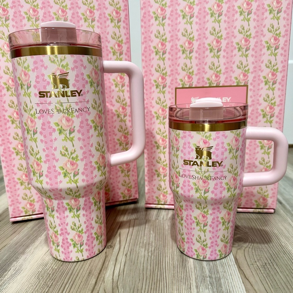 Stanley Love Shack Fancy 20 oz AND 40oz Blooming Heirloom Set of 2 MOM + ME